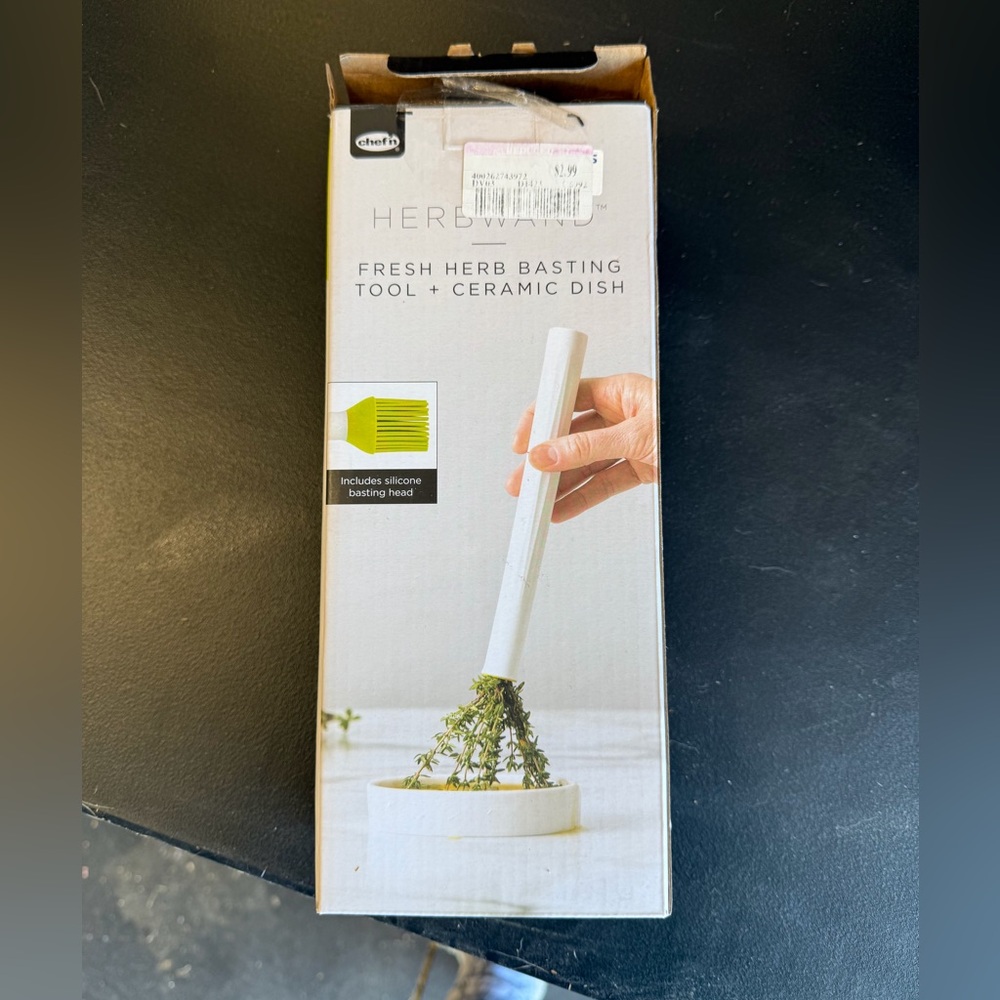 White Herb Wand‎ Basting Tool